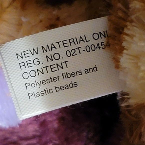 TY BEANIE BOOS Safari  Plush Stuffed Animal Purple Eyes - Picture 10 of 12